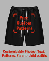 Custom Plus Size Shorts (You Can Upload Pictures, Text, Logo, Etc. To Customize Your Interesting Shorts)